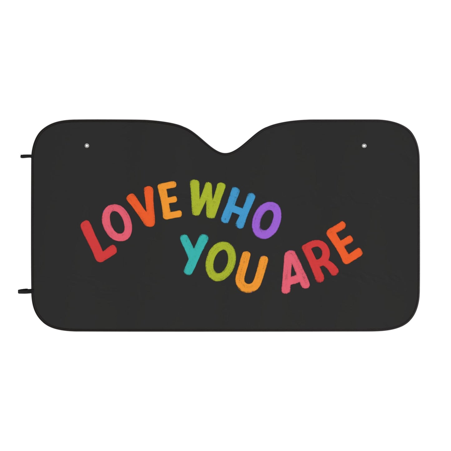 Love Who You Are' Car Sun Shades