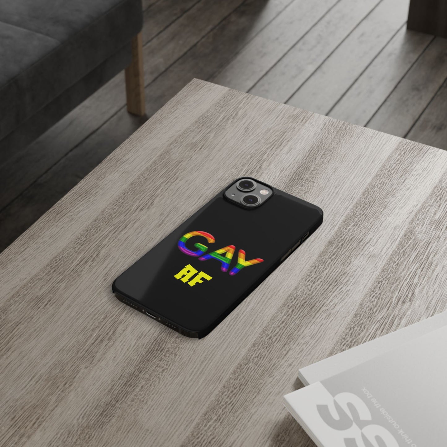 Gay AF Slim Phone Case