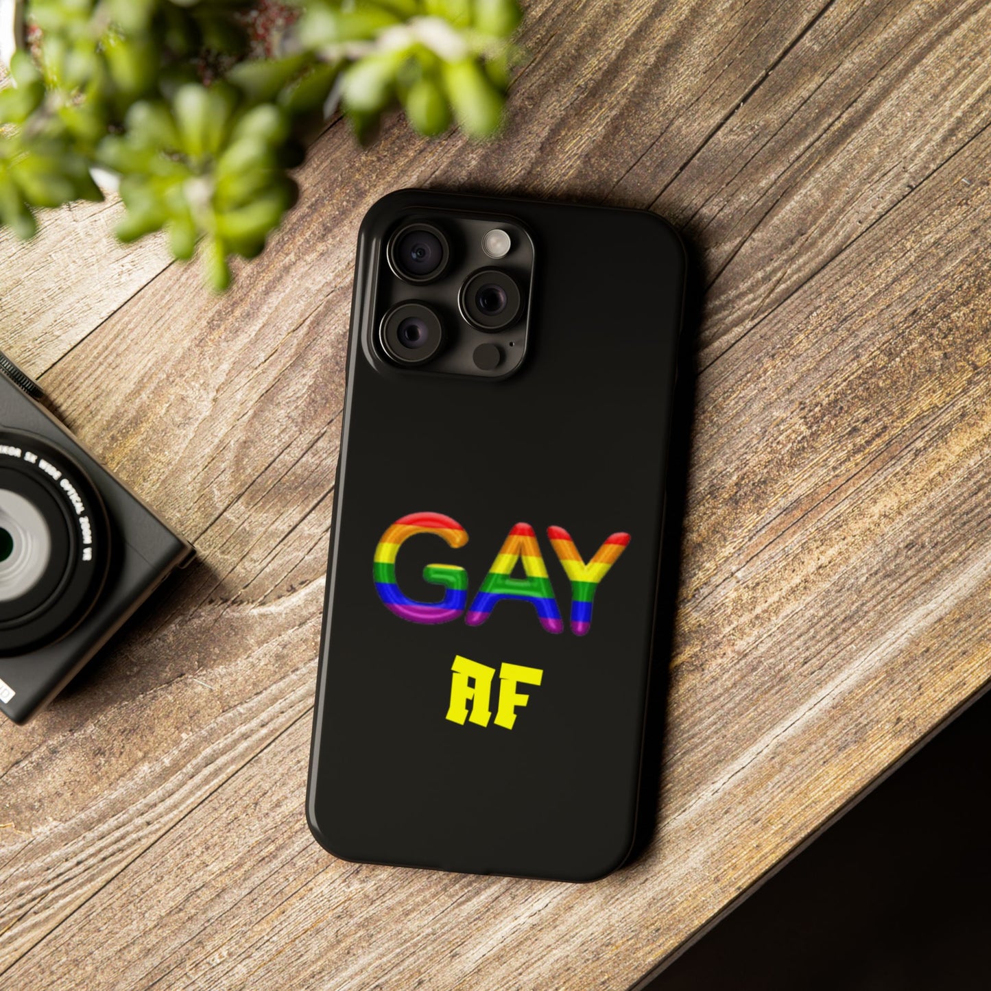 Gay AF Slim Phone Case