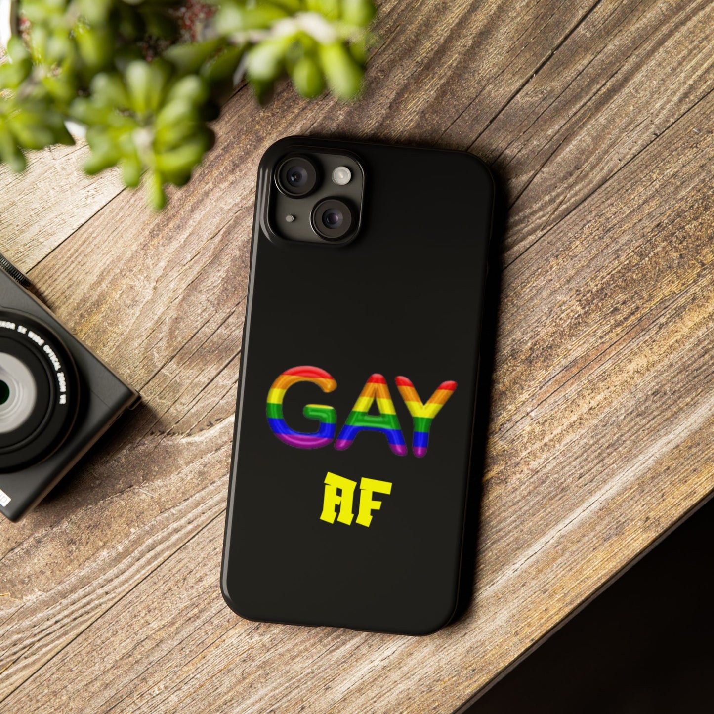 Gay AF Slim Phone Case